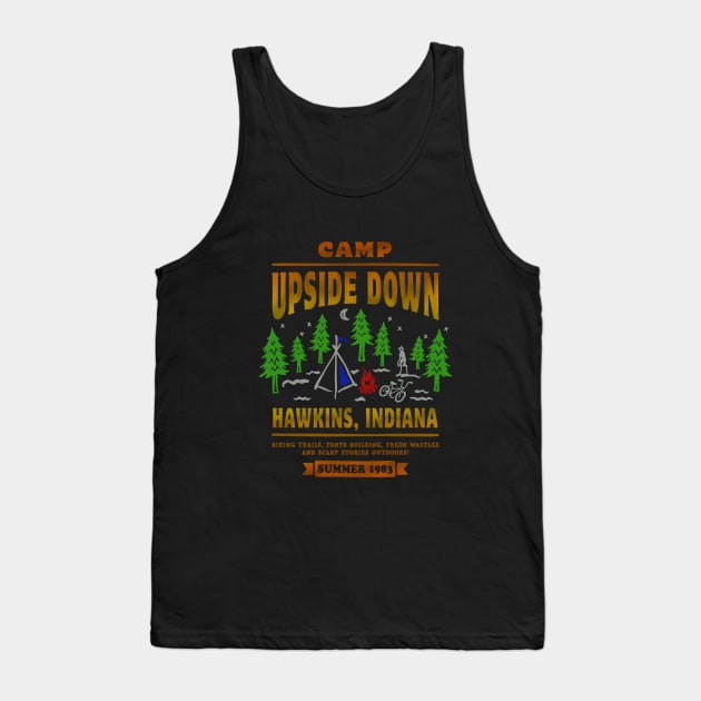 Camp Upside Down Tank Top by dustinbrand29